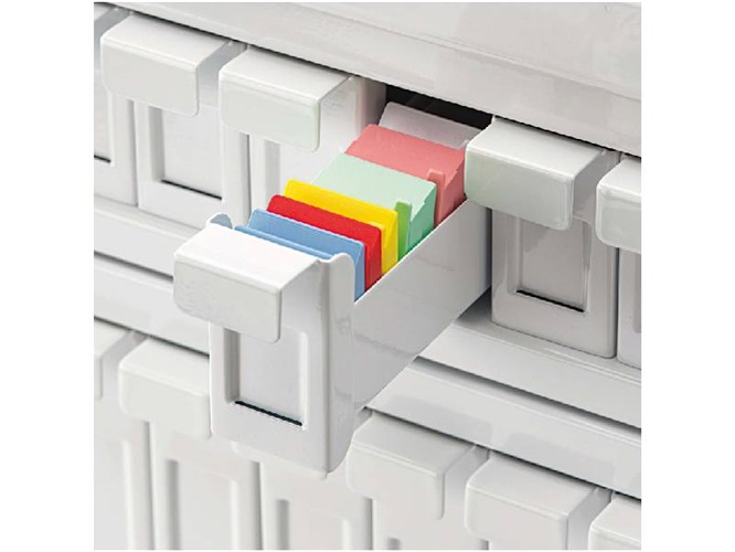 Microblock for blocks Capacity: 14 drawers for about 850 blocks