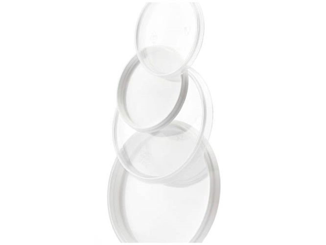 Transparent cap for tub XXS