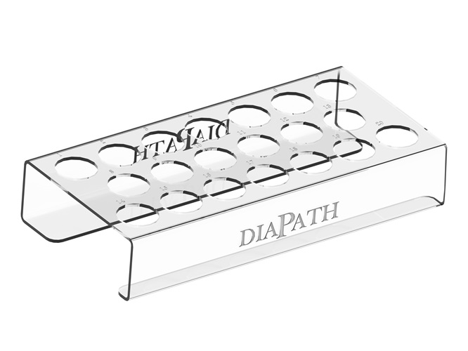 Tray for transporting pre-filled containers 