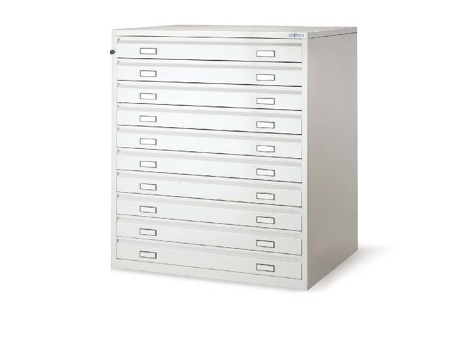 Filing cabinet, 15 drawers Capacity: about 75000 blocks about 250000 slides