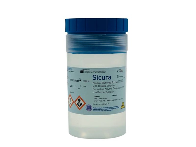 Sicura, container pre-filled 250 ml (170ml)